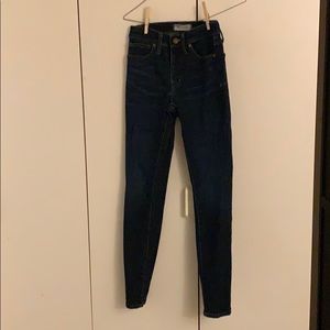 Madewell size 24 9 in high rise skinny jean